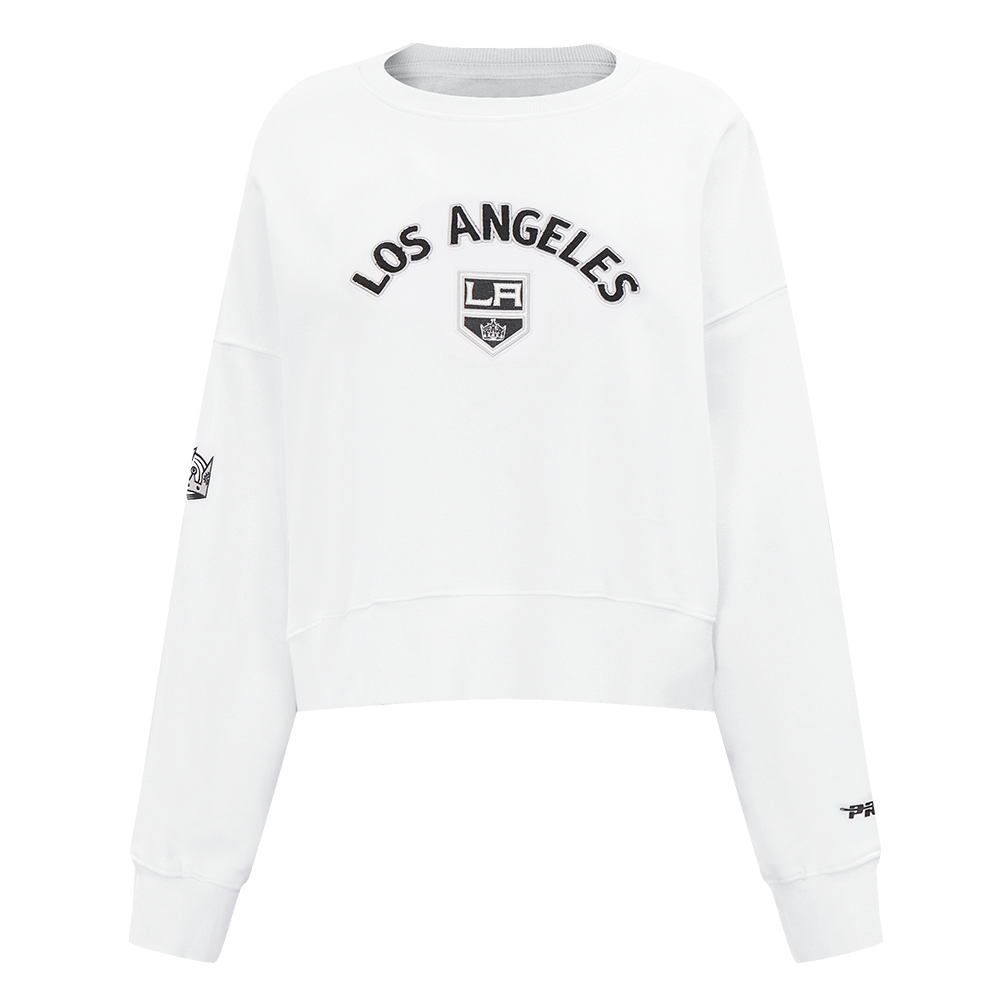 SUDADERA DE CUELLO REDONDO NHL LOS ANGELES KINGS CLASSIC CHENILLE PARA MUJER