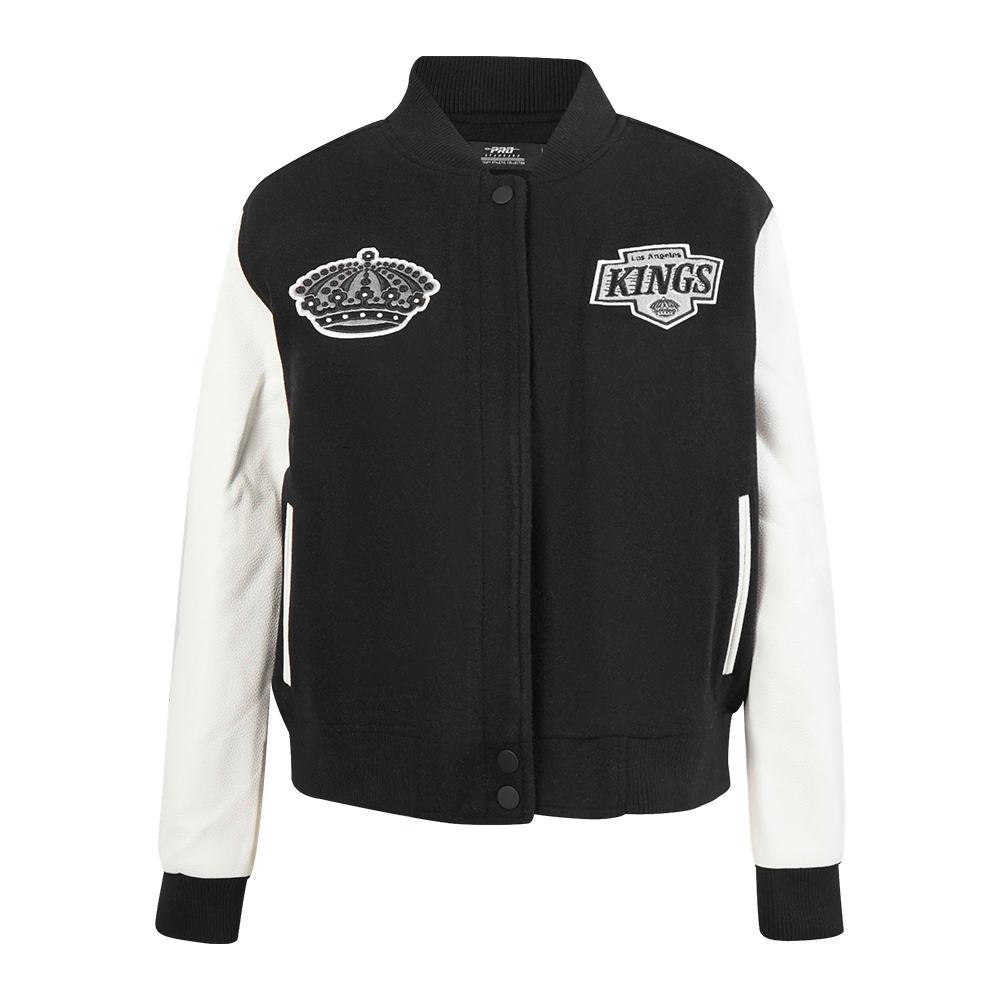 CHAMARRA UNIVERSITARIA NHL LOS ANGELES KINGS CLASSIC CHENILLE PARA MUJER