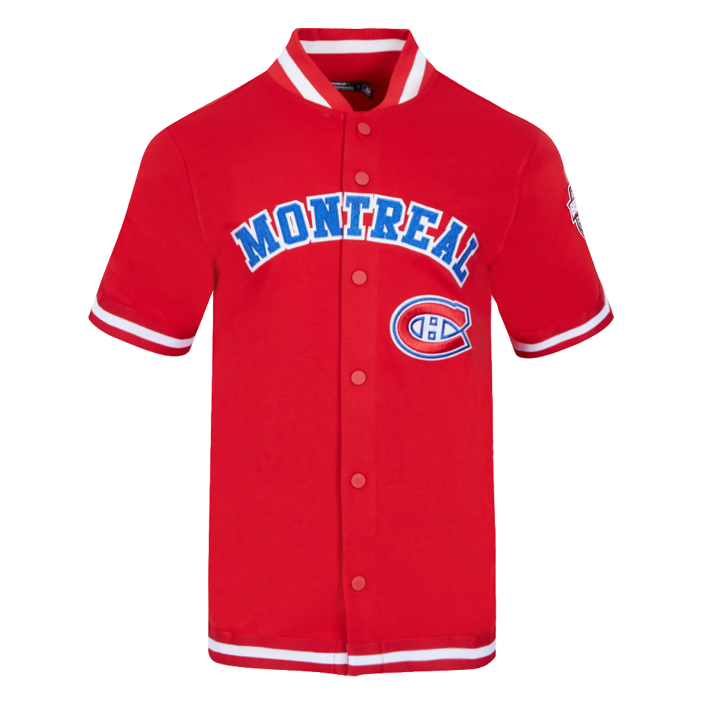 SOBRECAMISA DE MANGA CORTA NHL MONTREAL CANADIEBS CLASSIC CHENILLE