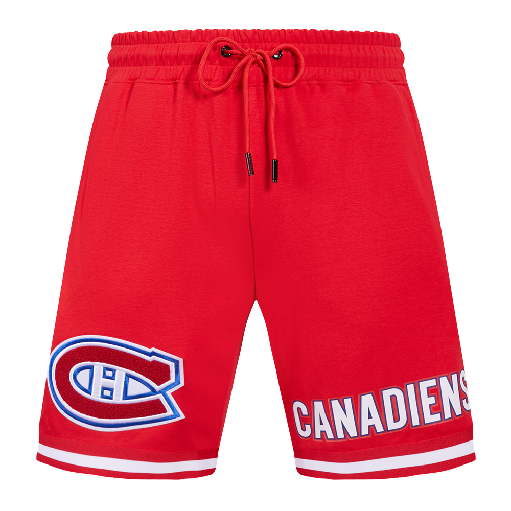 SHORTS DE BASKETBALL NHL MONTREAL CANADIENS CLASSIC CHENILLE