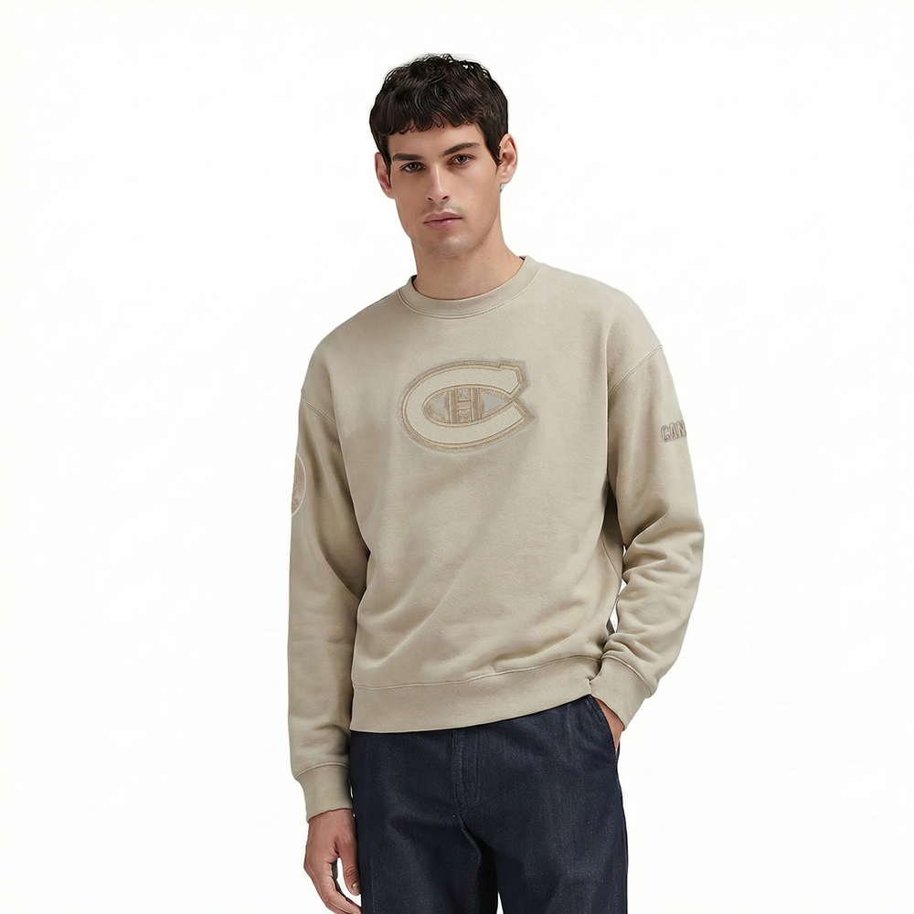 SUDADERA DE CUELLO REDONDO NHL MONTREAL CANADIENS NEUTRAL