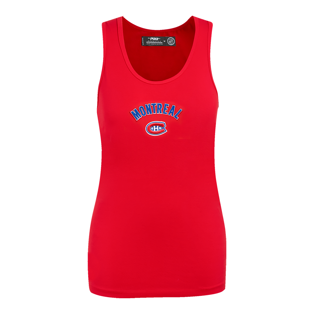 PLAYERA DE TIRANTES DE CORTE RELAJADO NHL MONTREAL CANADIENS CLASSIC CHENILLE PARA MUJER