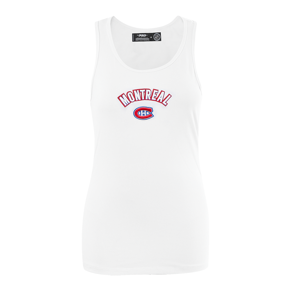 PLAYERA DE TIRANTES DE CORTE RELAJADO NHL MONTREAL CANADIENS CLASSIC CHENILLE PARA MUJER