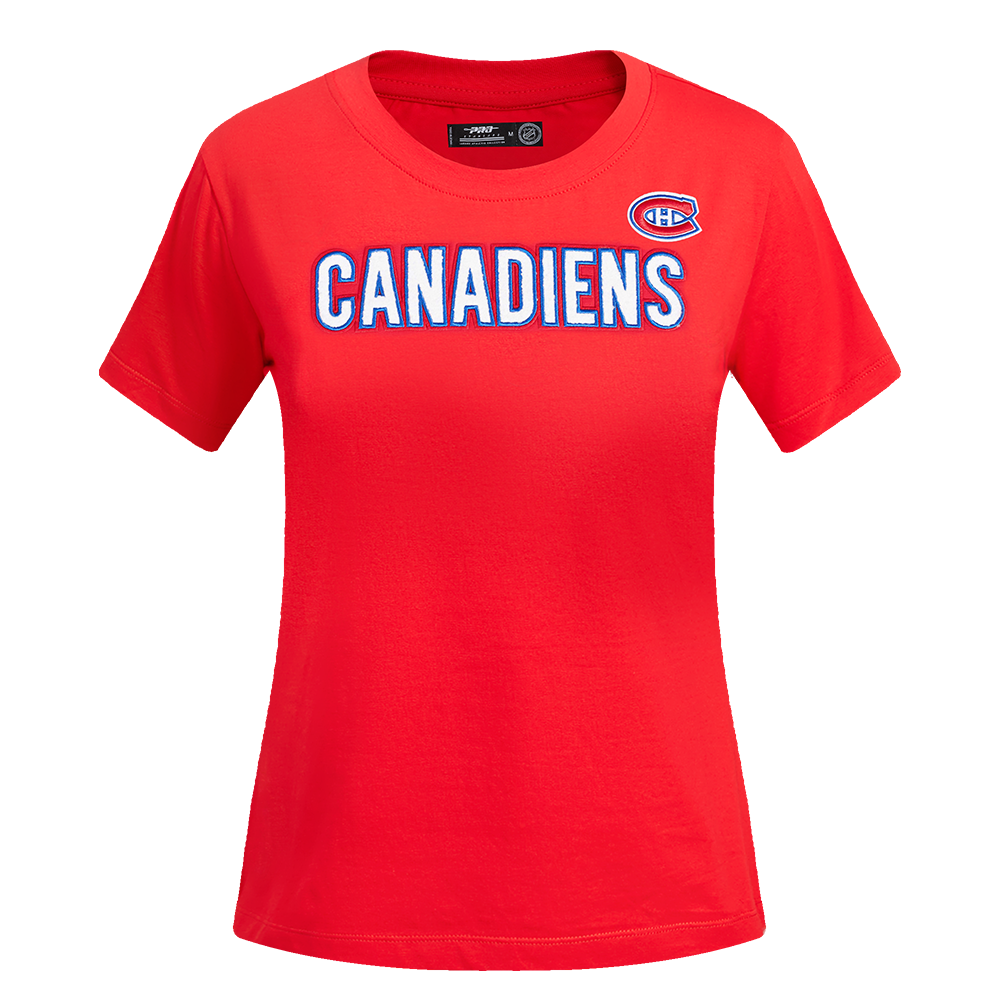 PLAYERA NHL MONTREAL CANADIENS CLASSIC CHENILLE PARA MUJER