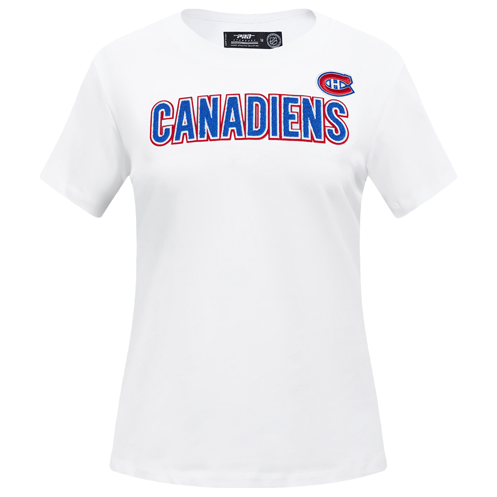PLAYERA NHL MONTREAL CANADIENS CLASSIC CHENILLE PARA MUJER