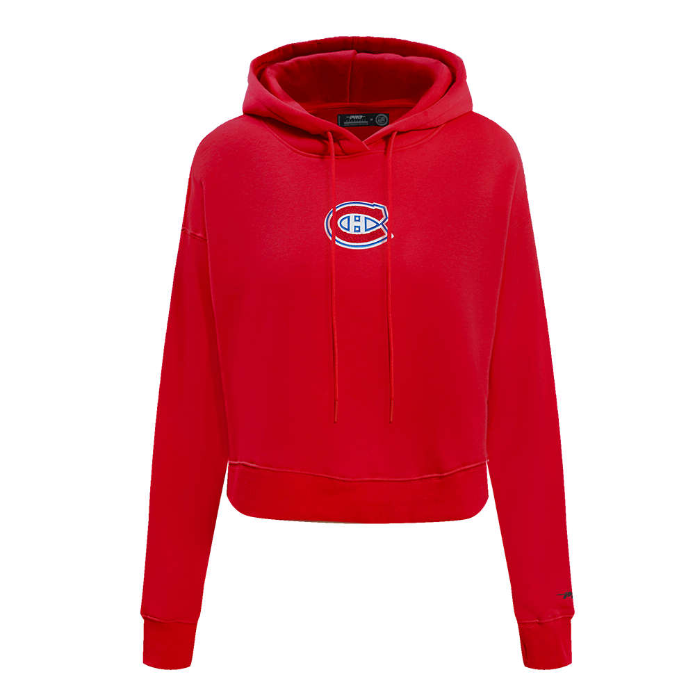 SUDADERA CON GORRO NHL MONTREAL CANADIENS CLASSIC CHENILLE PARA MUJER