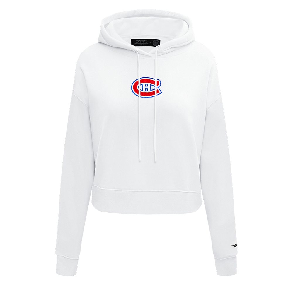 SUDADERA CON GORRO NHL MONTREAL CANADIENS CLASSIC CHENILLE PARA MUJER