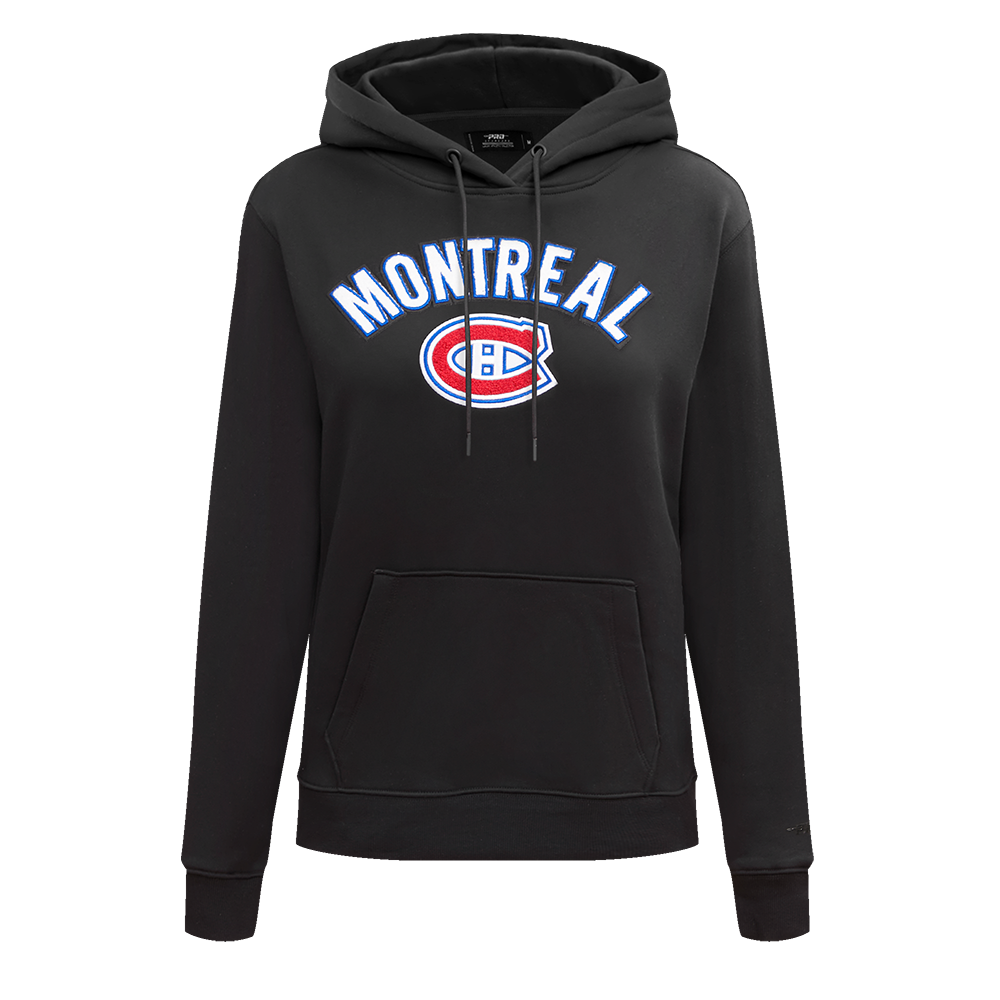 SUDADERA CON GORRO NHL MONTREAL CANADIENS CLASSIC CHENILLE PARA MUJER
