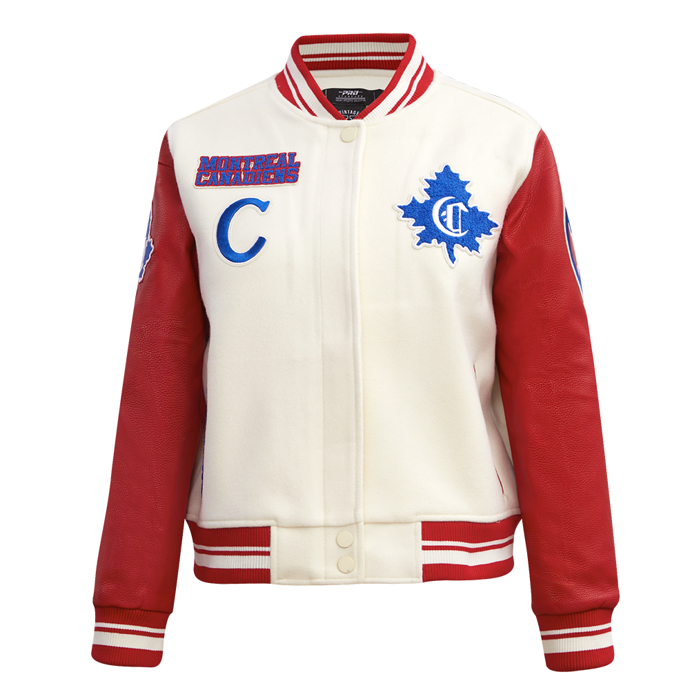 CHAMARRA UNIVERSITARIA NHL MONTREAL CANADIENS RETRO CLASSICS PARA MUJER