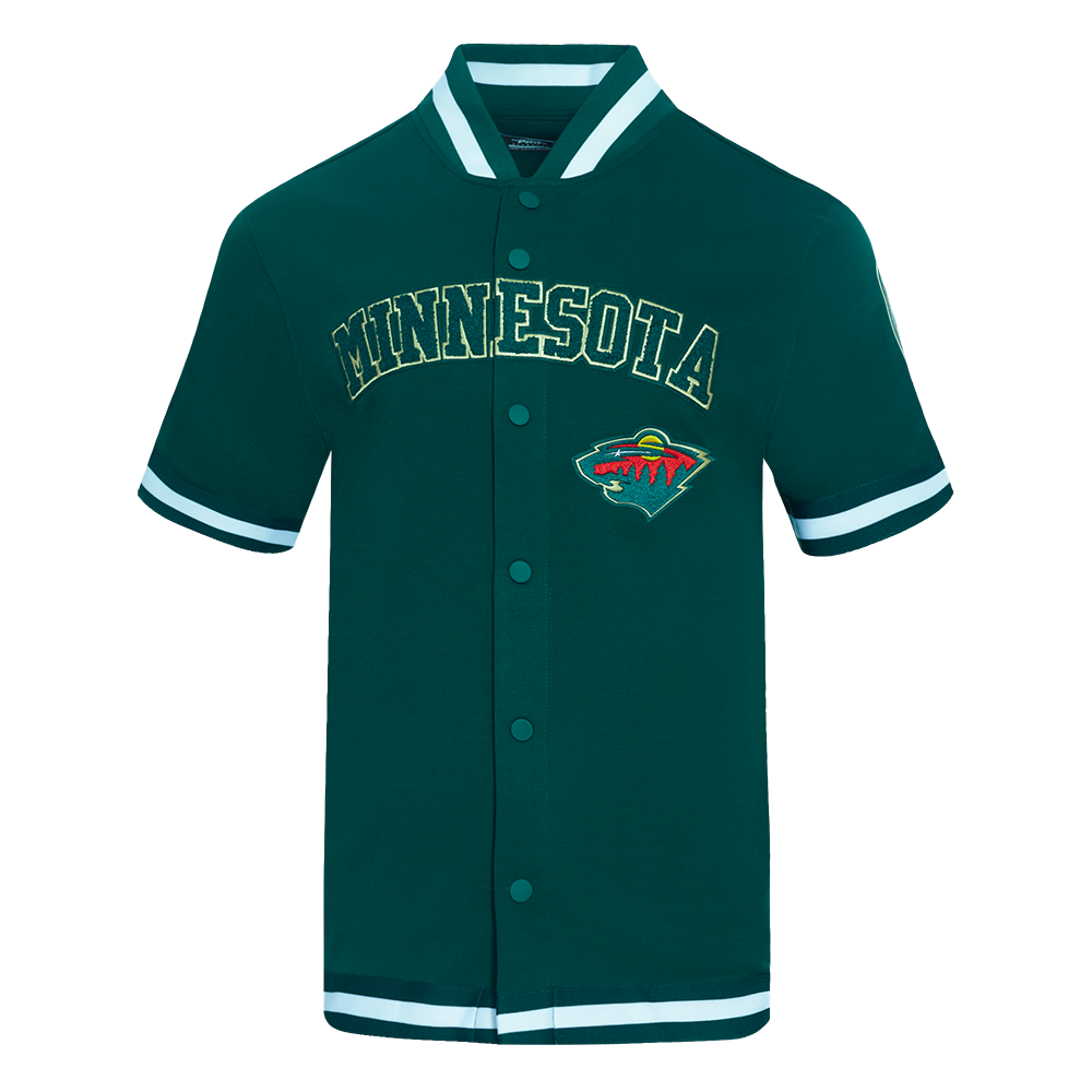 SOBRECAMISA DE MANGA CORTA NHL MINNESOTA WILD CLASSIC CHENILLE