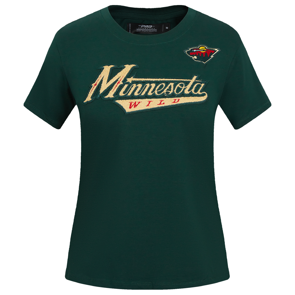 PLAYERA NHL MINNESOTA WILD CLASSIC CHENILLE PARA MUJER