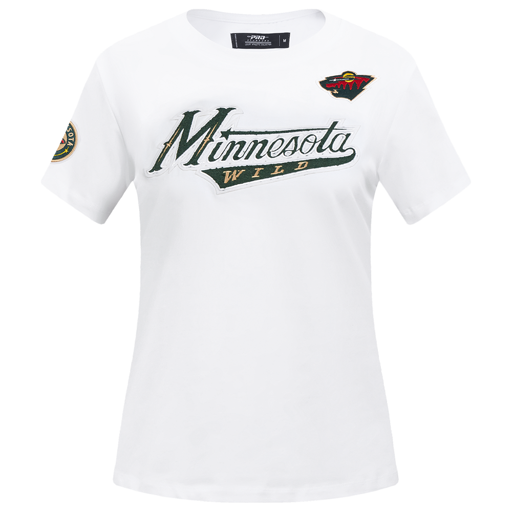 PLAYERA NHL MINNESOTA WILD CLASSIC CHENILLE PARA MUJER
