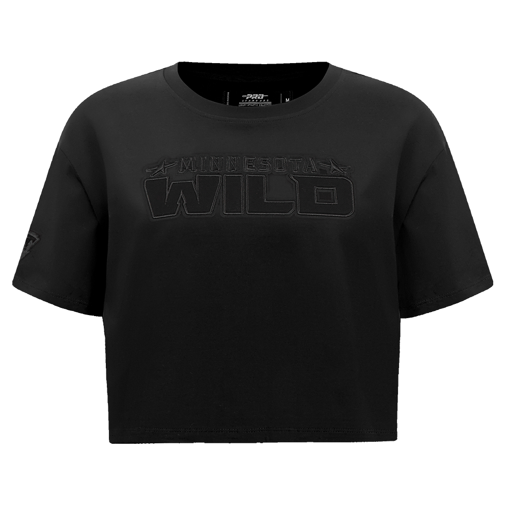 PLAYERA CROP NHL MINNESOTA WILD NEUTRAL PARA MUJER
