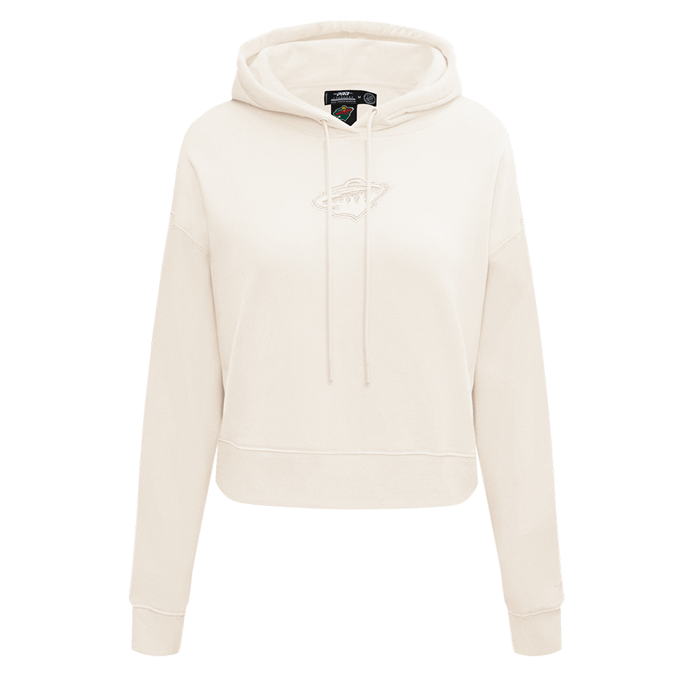 SUDADERA CON GORRO NHL MINNESOTA WILD NEUTRAL PARA MUJER