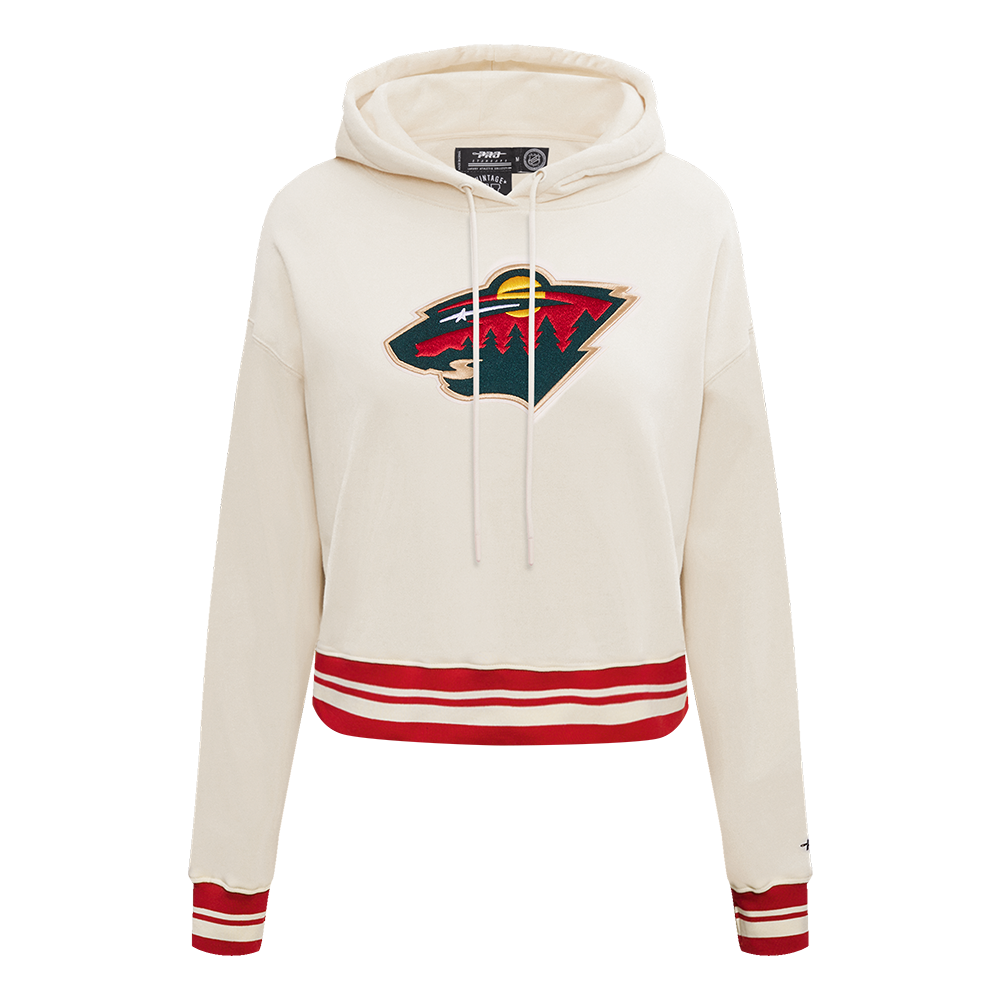 SUDADERA CON GORRO NHL MINNESOTA WILD RETRO CLASSICS PARA MUJER