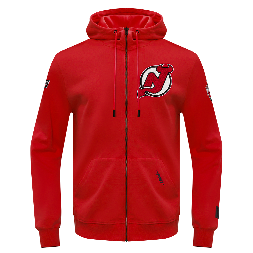 SUDADERA CON CIERRE NHL NEW JERSEY DEVILS CLASSIC CHENILLE