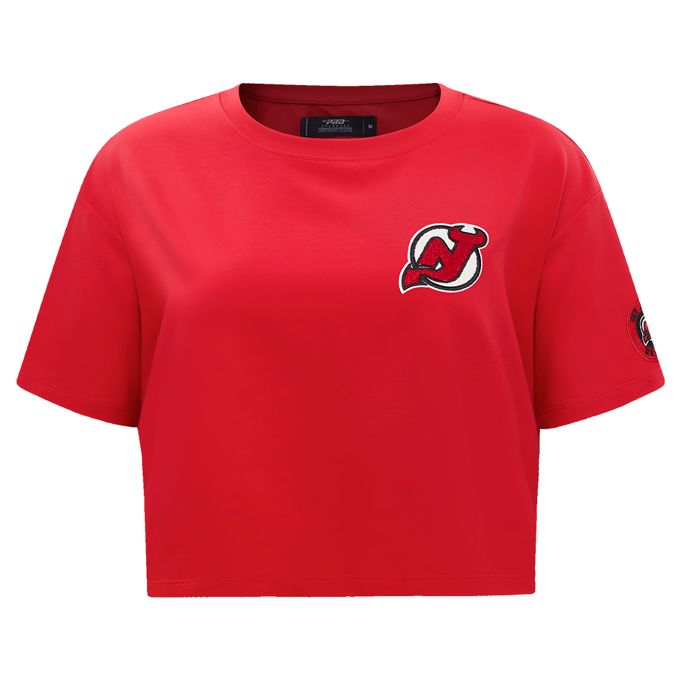 PLAYERA NHL NEW JERSEY DEVILS CLASSIC CHENILLE PARA MUJER