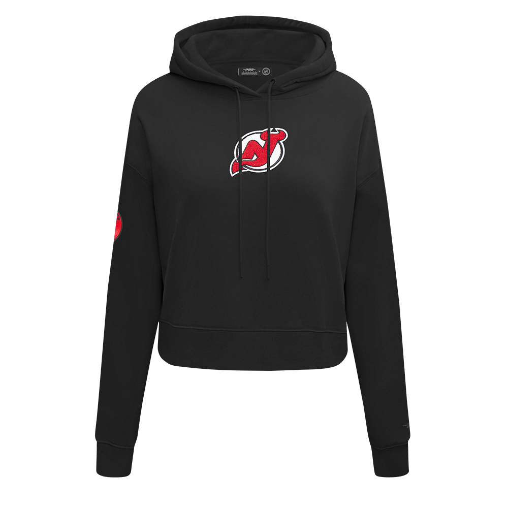 SUDADERA CON GORRO NHL NEW JERSEY DEVILS CLASSIC CHENILLE PARA MUJER