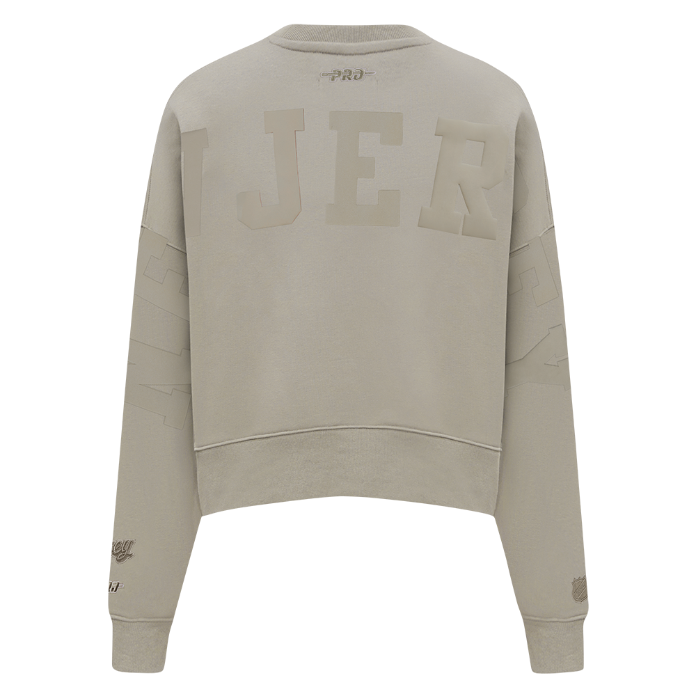 SUDADERA DE CUELLO REDONDO NHL NEW JERSEY DEVILS WINGSPAN PARA MUJER