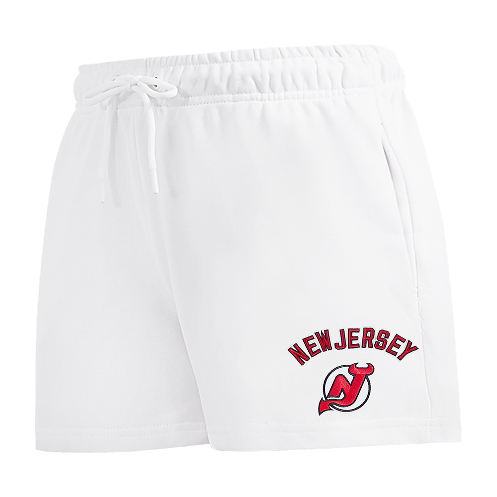 SHORTS DE ALGODÓN NHL NEW JERSEY DEVILS CLASSIC CHENILLE PARA MUJER