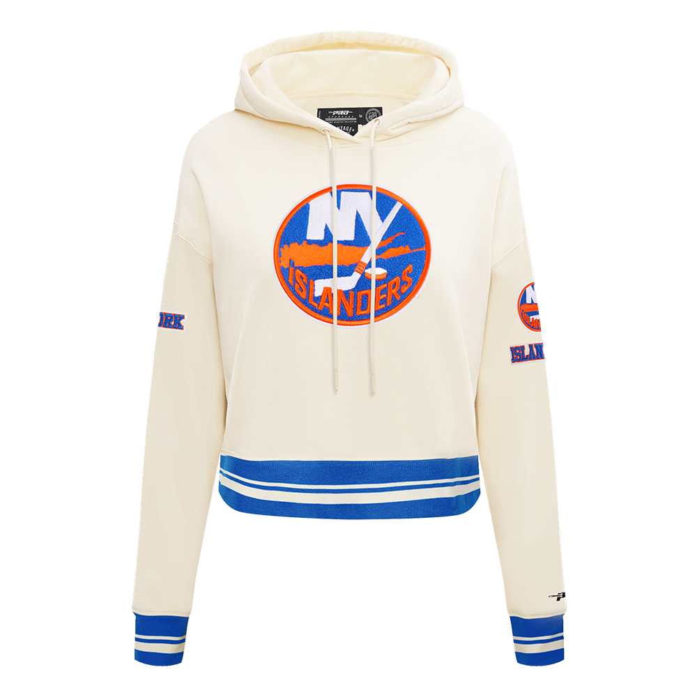 SUDADERA CON GORRO NHL NEW YORK ISLANDERS RETRO CLASSICS PARA MUJER