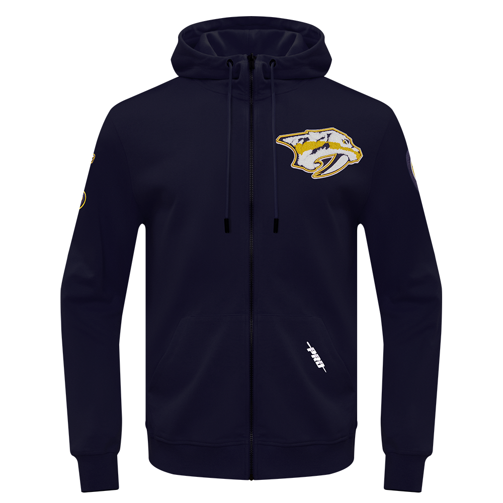 SUDADERA CON CIERRE NHL NASHVILLE PREDATORS CLASSIC CHENILLE