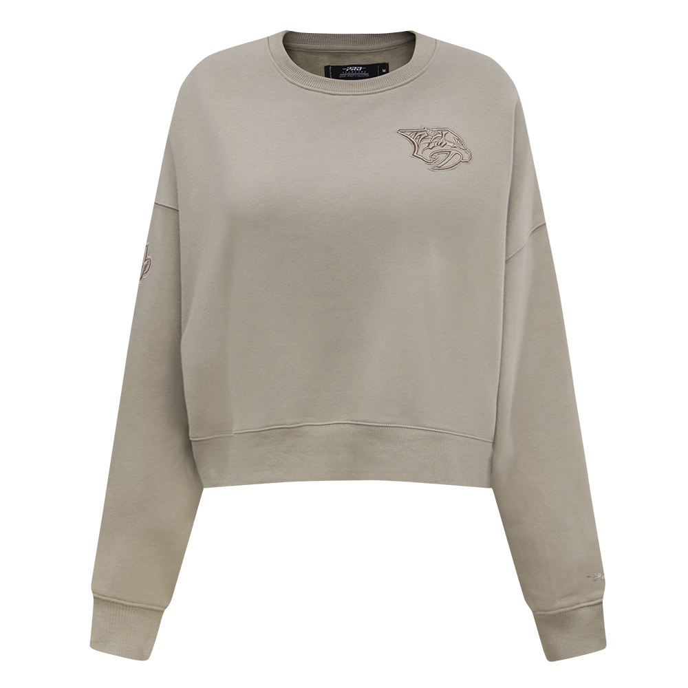 SUDADERA DE CUELLO REDONDO NHL NASHVILLE PREDATORS NEUTRAL PARA MUJER