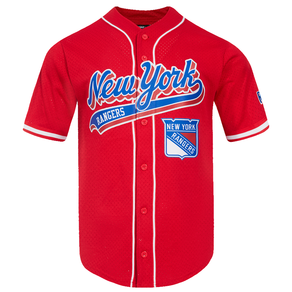 JERSEY NHL NEW YORK RANGERS SCRIPT TAIL