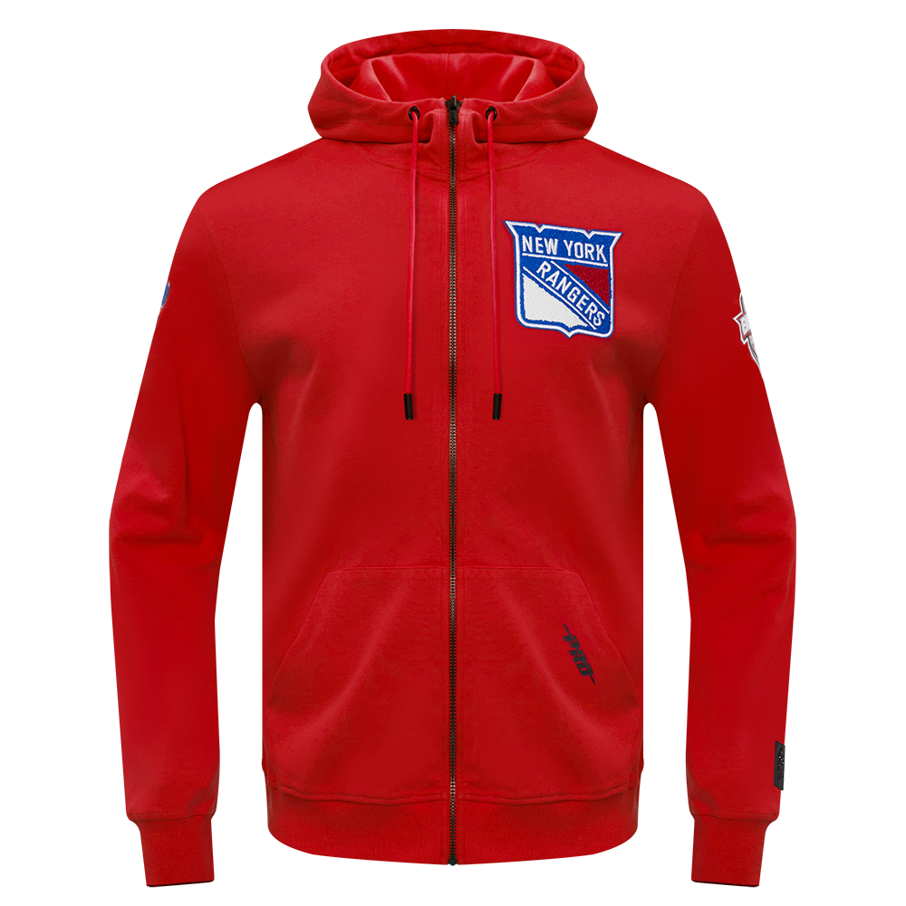 SUDADERA CON CIERRE NHL NEW YORK RANGERS CLASSIC CHENILLE