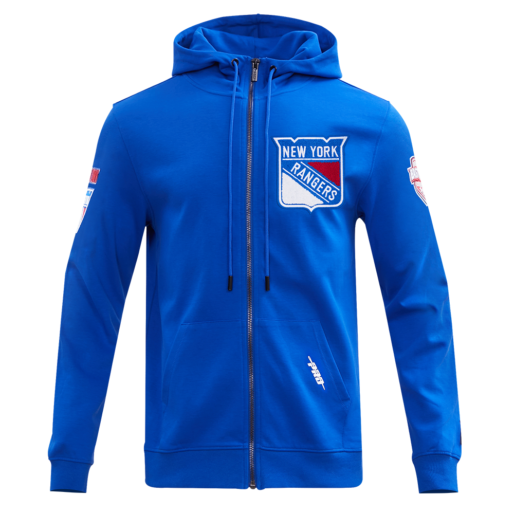 SUDADERA CON CIERRE NHL NEW YORK RANGERS CLASSIC CHENILLE
