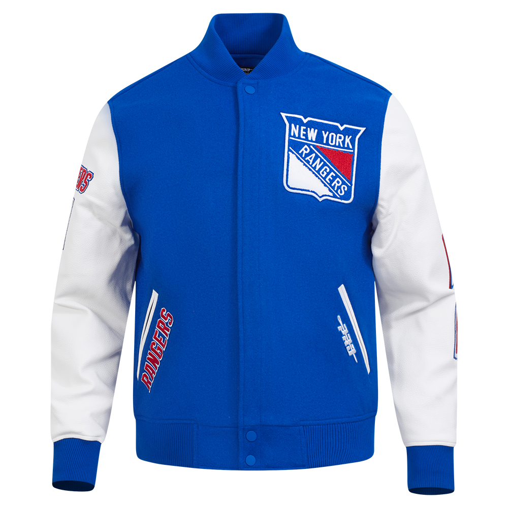 CHAMARRA UNIVERSITARIA NHL NEW YORK RANGERS CLASSIC VARSITY