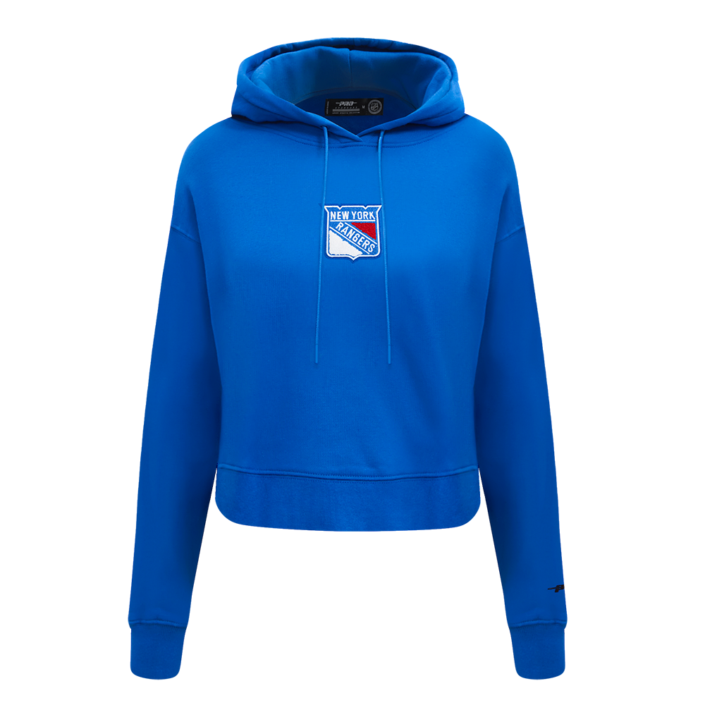 SUDADERA CON GORRO NHL NEW YORK RANGERS CLASSIC CHENILLE PARA MUJER