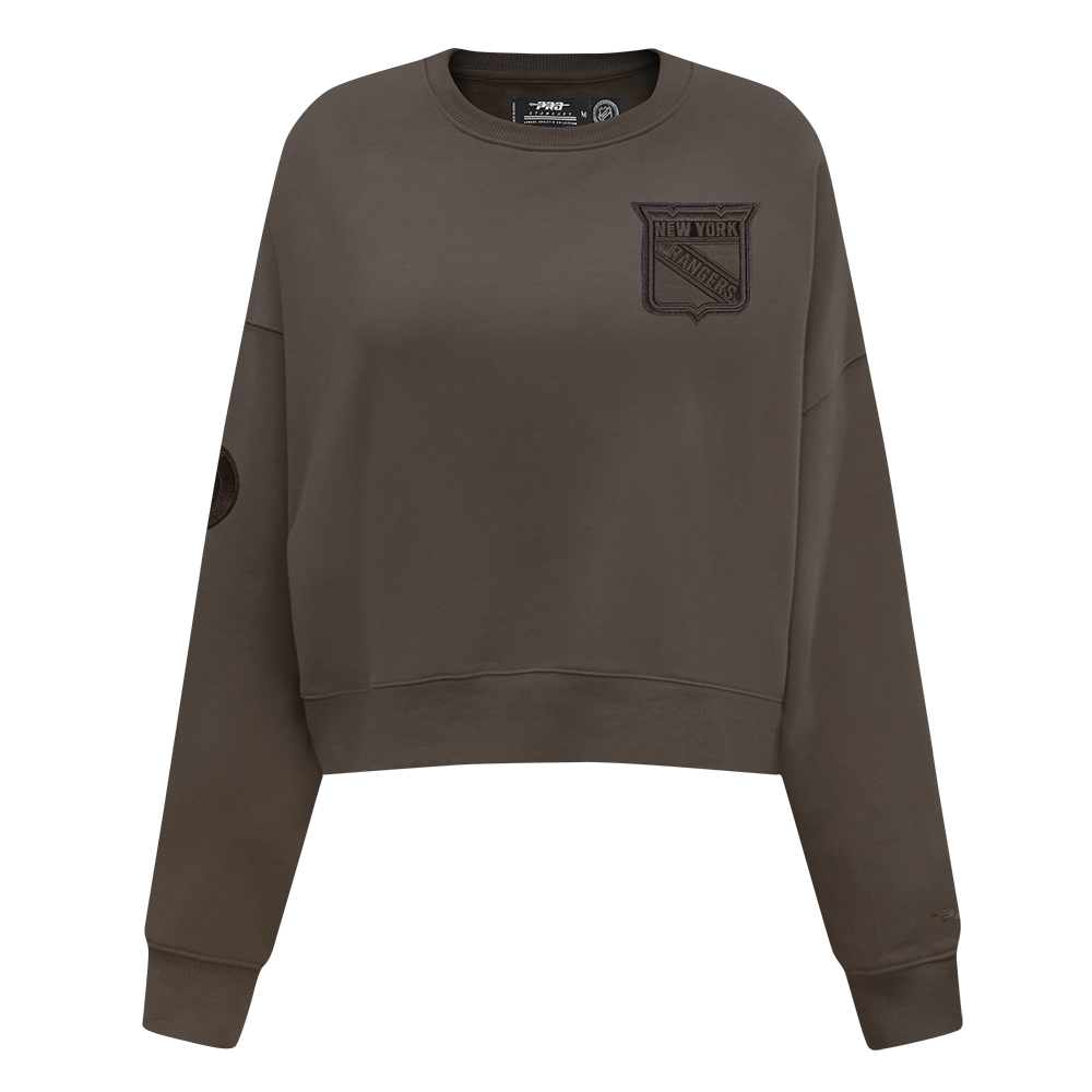 SUDADERA DE CUELLO REDONDO NHL NEW YORK RANGERS NEUTRAL PARA MUJER