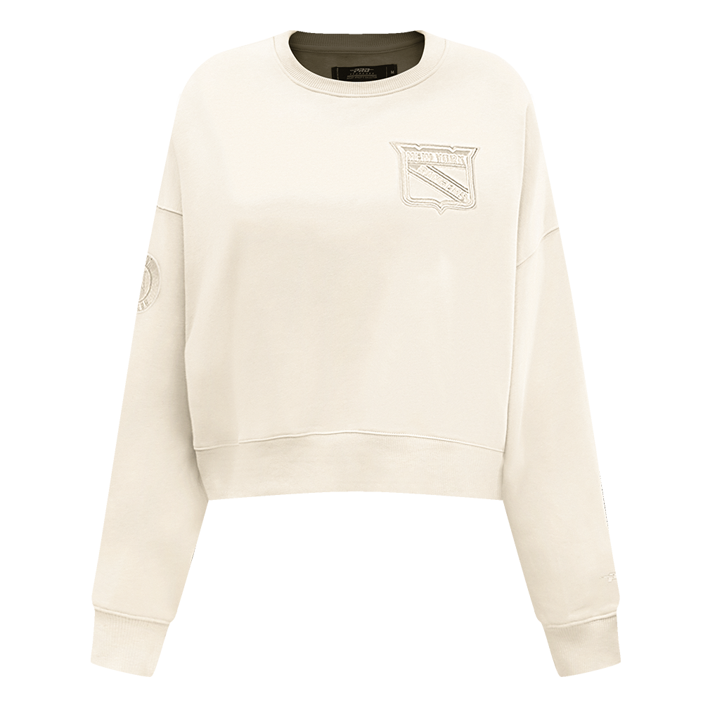 SUDADERA DE CUELLO REDONDO NHL NEW YORK RANGERS NEUTRAL PARA MUJER