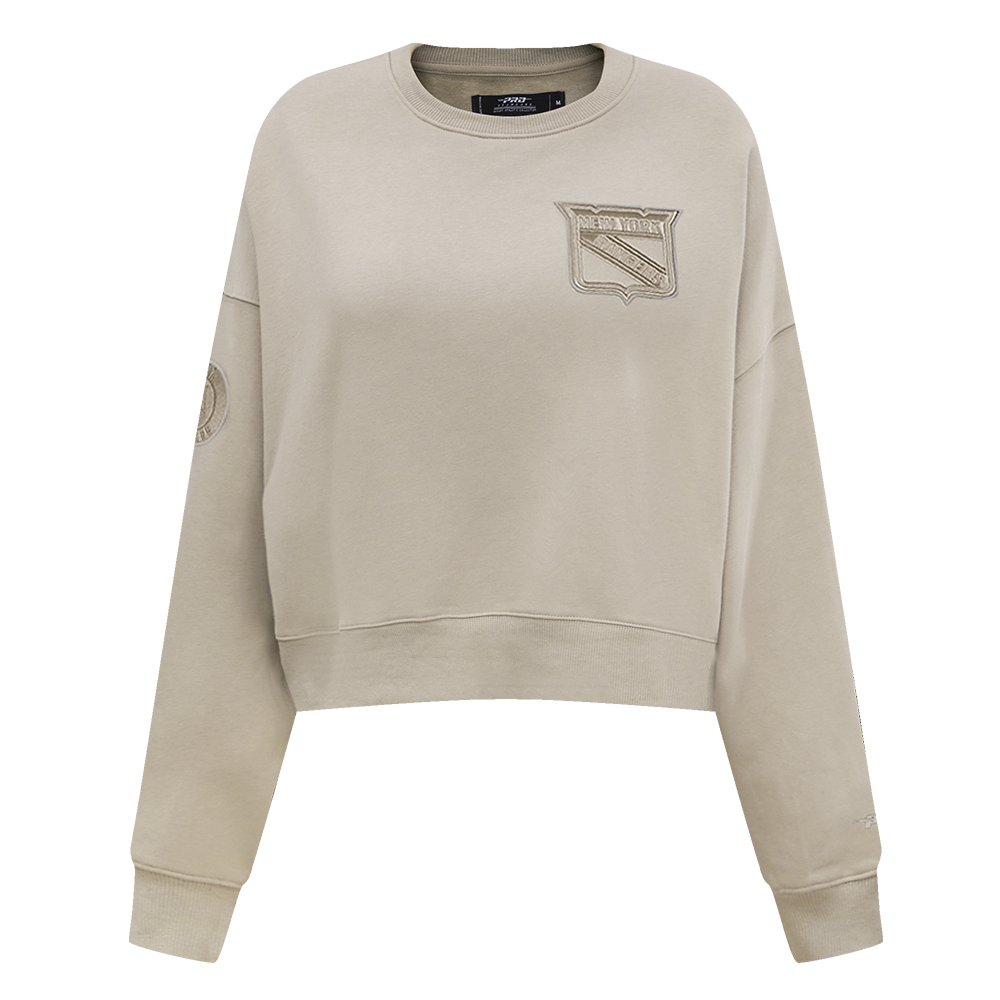 SUDADERA DE CUELLO REDONDO NHL NEW YORK RANGERS NEUTRAL PARA MUJER