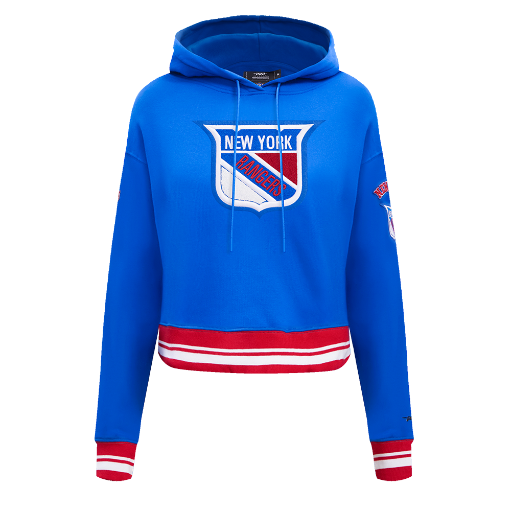 SUDADERA CON GORRO NHL NEW YORK RANGERS RETRO CLASSICS PARA MUJER