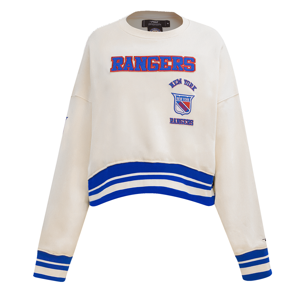 SUDADERA DE CUELLO REDONDO NHL NEW YORK RANGERS RETRO CLASSICS PARA MUJER