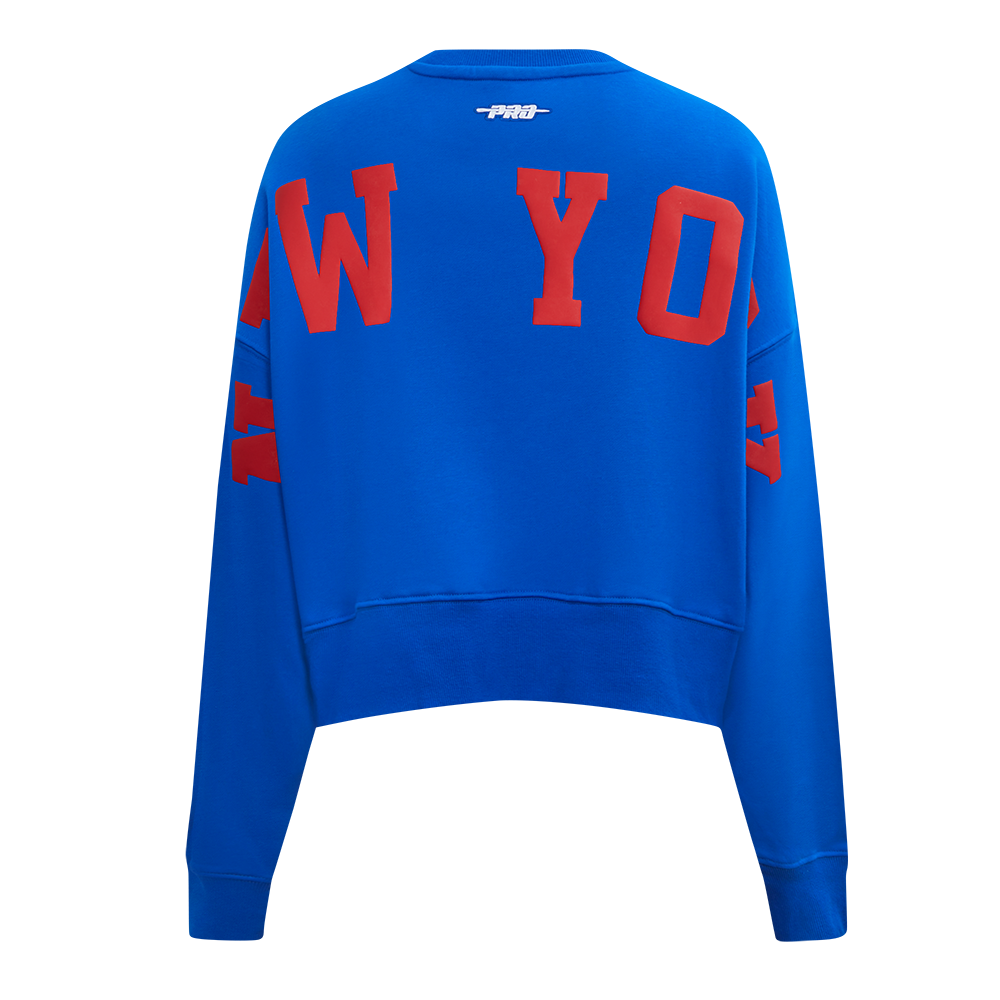 SUDADERA DE CUELLO REDONDO NHL NEW YORK RANGERS WINGSPAN PARA MUJER