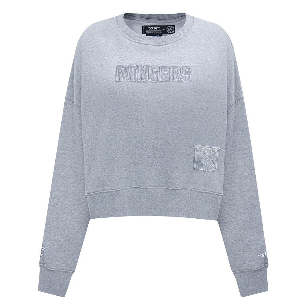 SUDADERA DE CUELLO REDONDO NHL NEW YORK RANGERS REVERSE FRENCH TERRY PARA MUJER