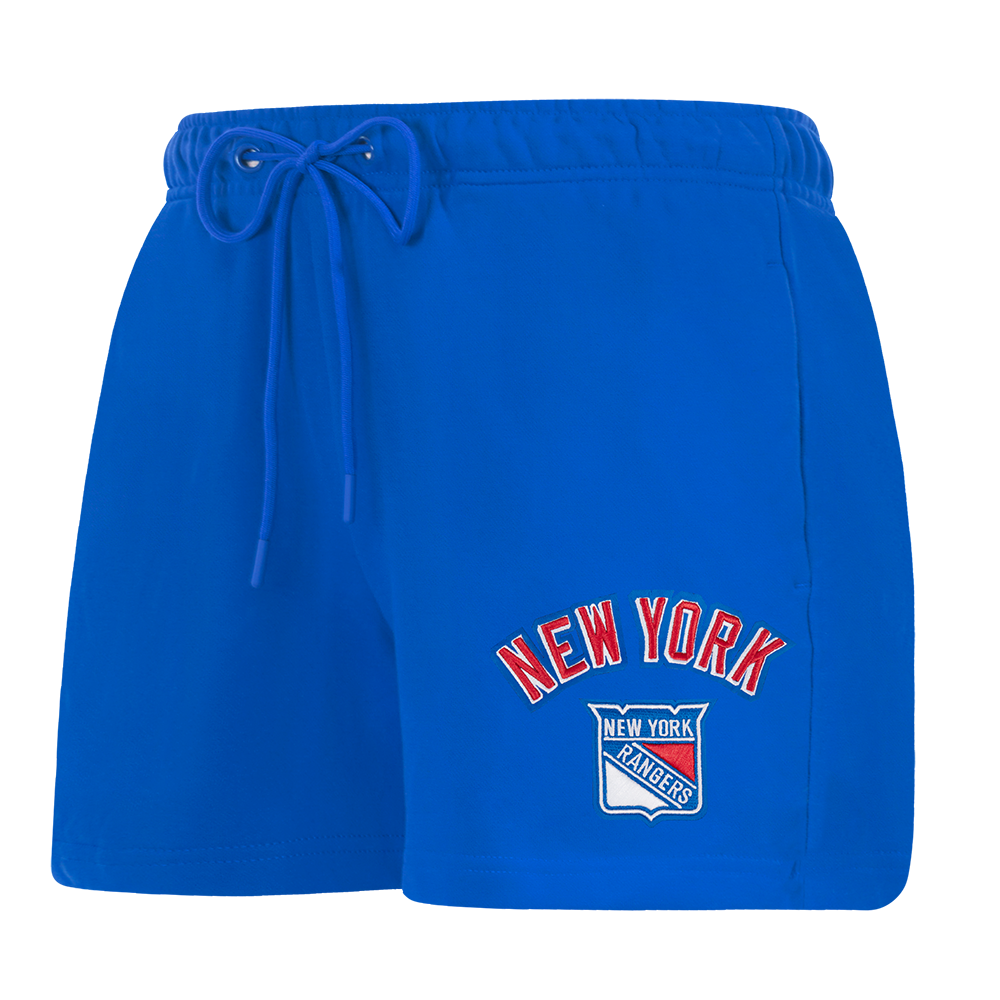 SHORTS DE ALGODÓN NHL NEW YORK RANGERS CLASSIC CHENILLE PARA MUJER