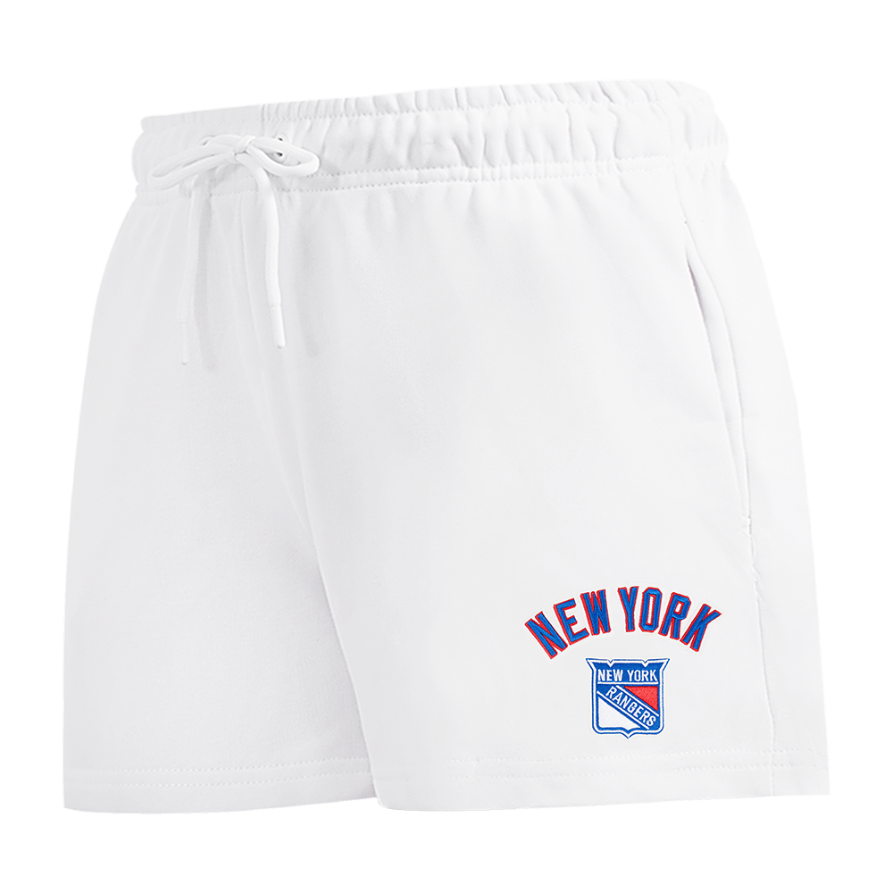 SHORTS DE ALGODÓN NHL NEW YORK RANGERS CLASSIC CHENILLE PARA MUJER