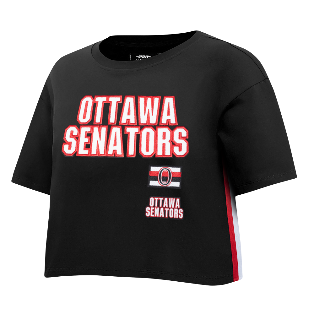PLAYERA CROP NHL OTTAWA SENATORS RETRO CLASSICS PARA MUJER
