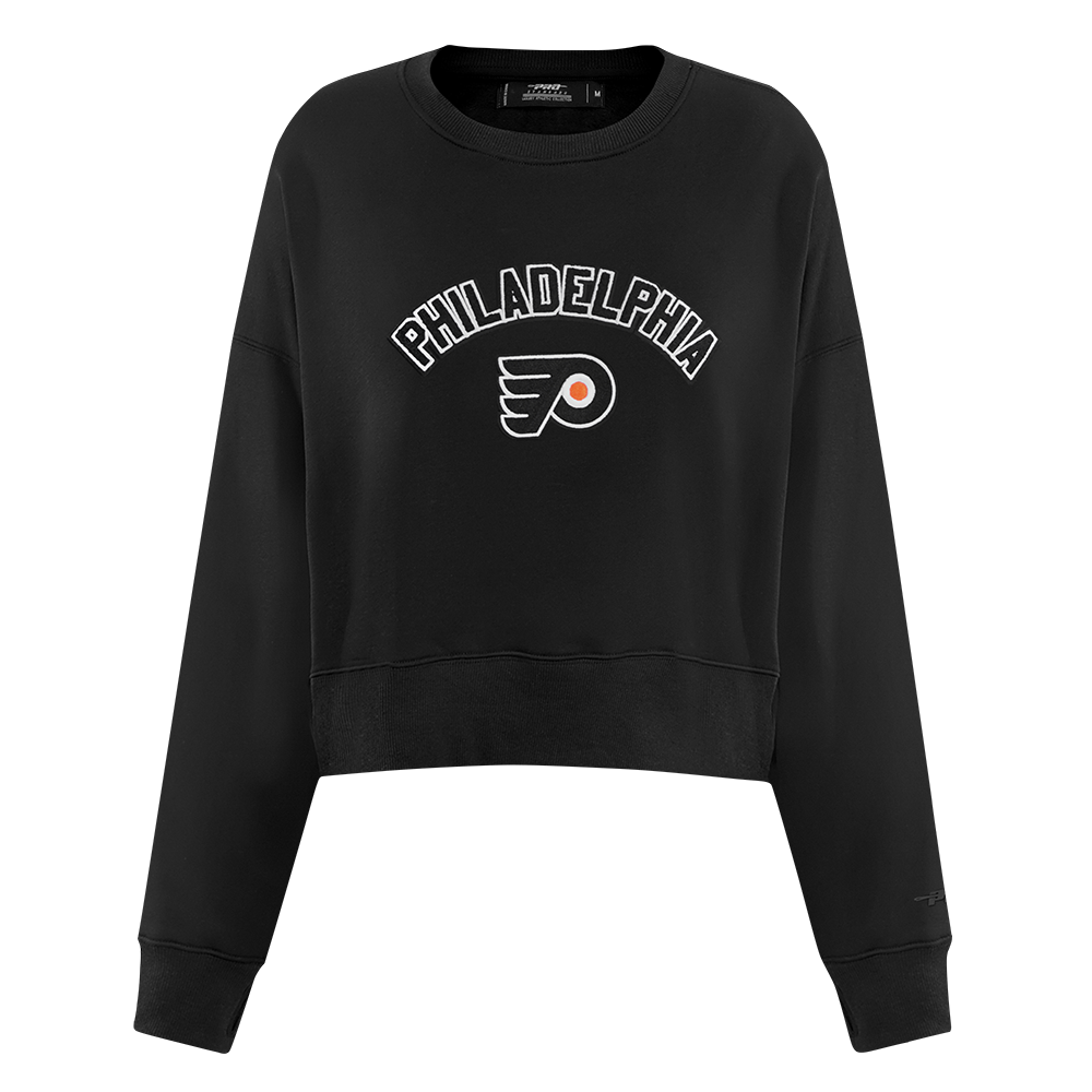 SUDADERA DE CUELLO REDONDO NHL PHILADELPHIA FLYERS CLASSIC CHENILLE PARA MUJER