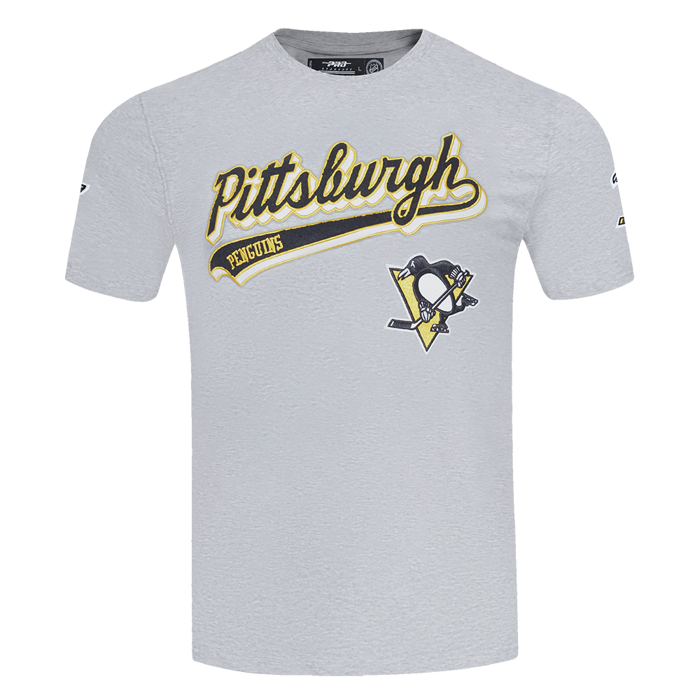 PLAYERA NHL PITTSBURGH PENGUINS SCRIPT TAIL
