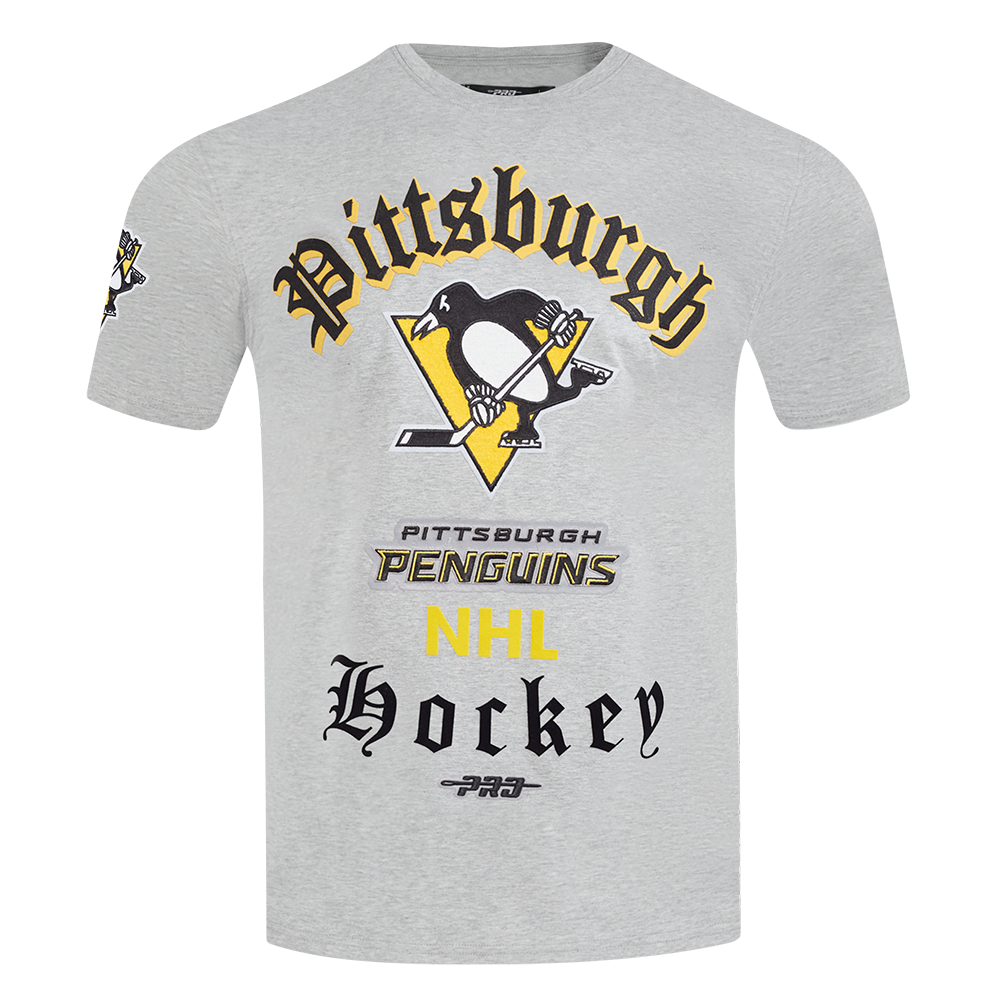 PLAYERA NHL PITTSBURGH PENGUINS OLD ENGLISH
