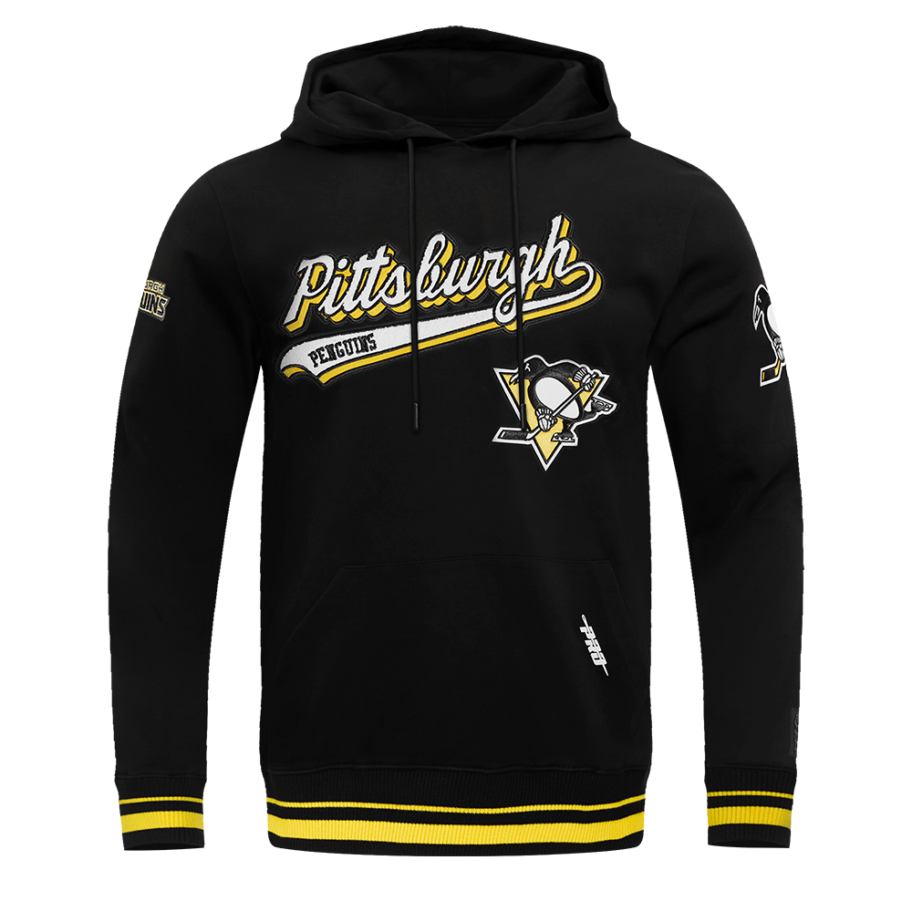 SUDADERA CON GORRO NHL PITTSBURGH PENGUINS SCRIPT TAIL