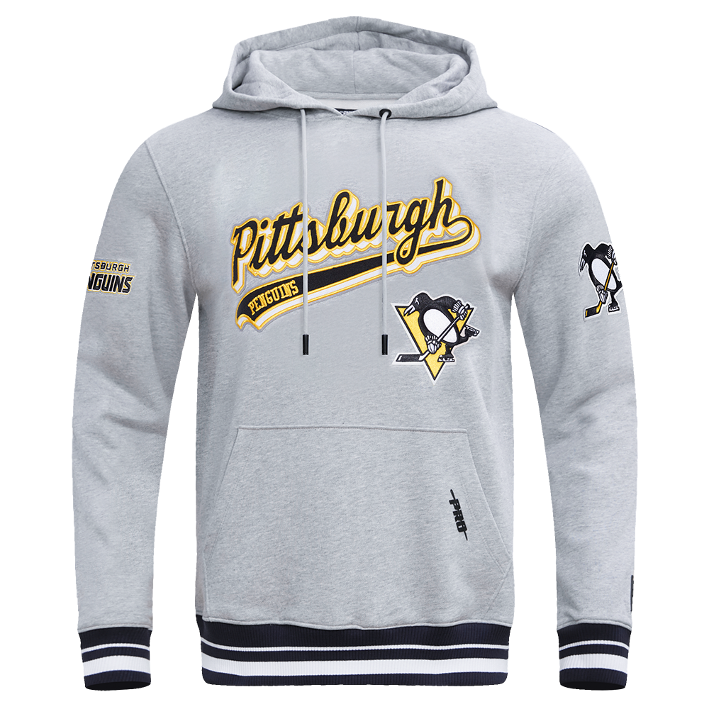 SUDADERA CON GORRO NHL PITTSBURGH PENGUINS SCRIPT TAIL