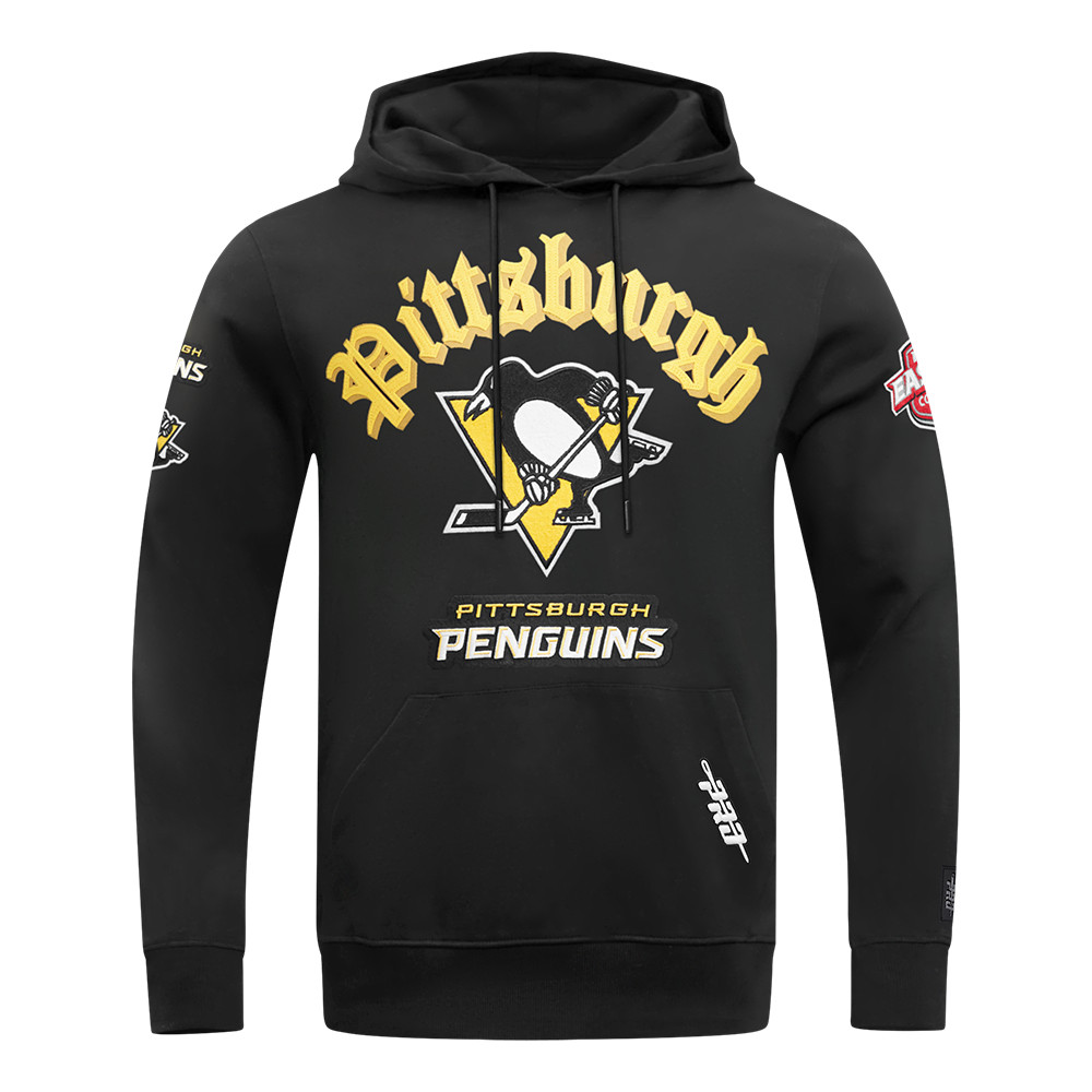 SUDADERA CON GORRO NHL PITTSBURGH PENGUINS OLD ENGLISH