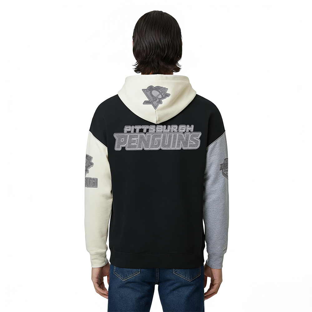 SUDADERA CON GORRO NHL PITTSBURGH PENGUINS REVERSE FRENCH TERRY