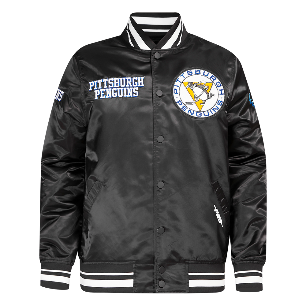 CHAMARRA DE SATÍN NHL PITTSBURGH PENGUINS RETRO CLASSICS